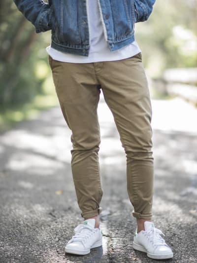 Pantalón Casual Beige